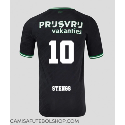 Camisa de time de futebol Feyenoord Calvin Stengs #10 Replicas 2º Equipamento 2024-25 Manga Curta